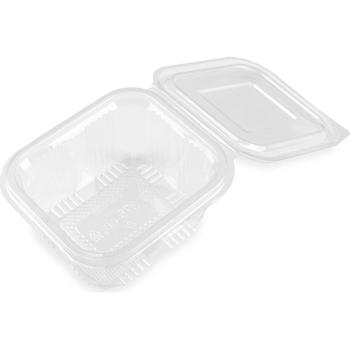 375CC HEAVY DUTY HINGED SALAD CONTAINER