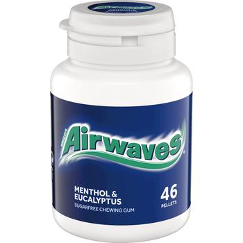 AIRWAVES CHEWING GUM MENTHOL & EUCALYPTUS BOTTLE
