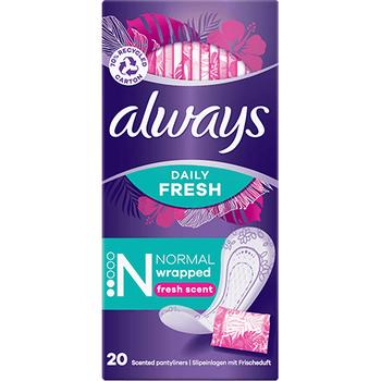 ALWAYS DAILIES FRESH SCENT PANTYLINER 20S