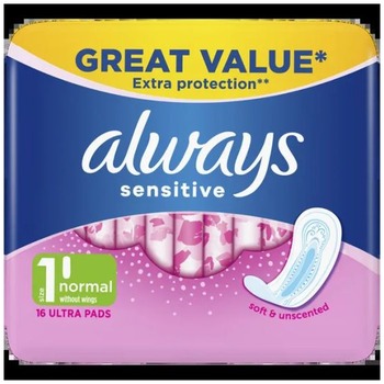 ALWAYS SENSITIVE SIZE 1 NORMAL PADS 16S