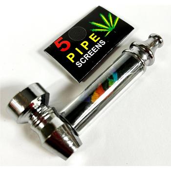 ASSORTED DESIG NMETAL 5 PIPES WITH SCREENS