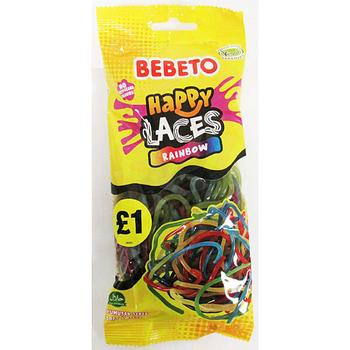BEBETO HAPPY LACE FIZZY RAINBOW PMP £1