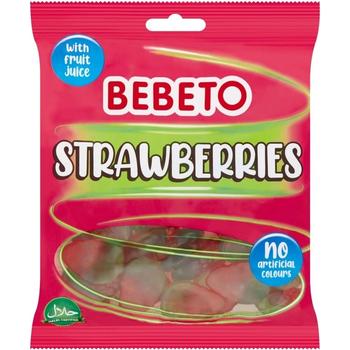BEBETO STRAWBERRIES SOFT GUMMY SWEETS