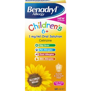 BENADRYL ALLERGY KIDS 6+