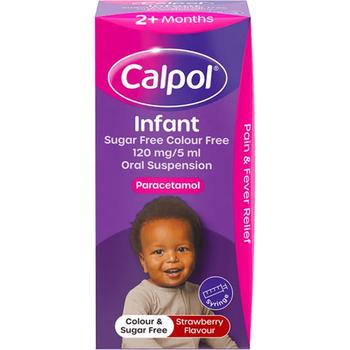 CALPOL 2+ PARACETEMOL SUGAR/COLOR FREE