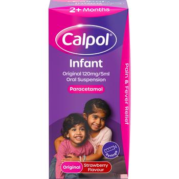 CALPOL BOTTLES INFANT STRAWBERRY FLAVOUR
