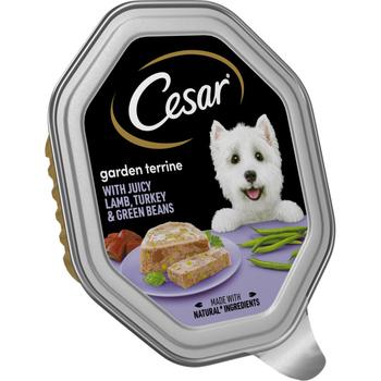 CESAR GARDEN TERRINE WITH JUICY LAMB AND TURKEY AND GREEN BEANS IN LOAF 150G - 422091