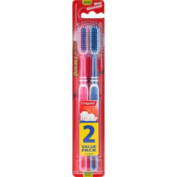 COLGATE TOOTHBRUSH DOUBLE ACTION TWIN PACK
