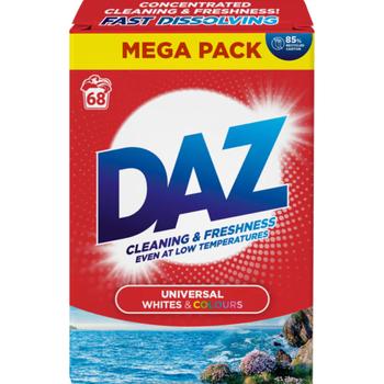 DAZ POWDER LAUNDRY DETERGENT WHITES & COLOURS (68 WASHES)