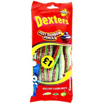 DEXTERS FIZZY RAINBOW PENCILS PMP £1