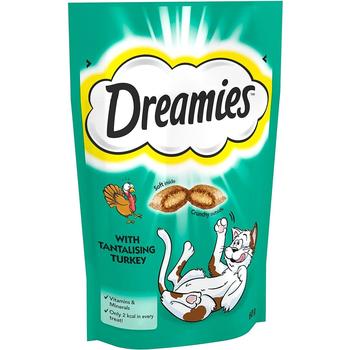 DREAMIES CAT TREATS WITH TANTALISING TURKEY FLAVOUR