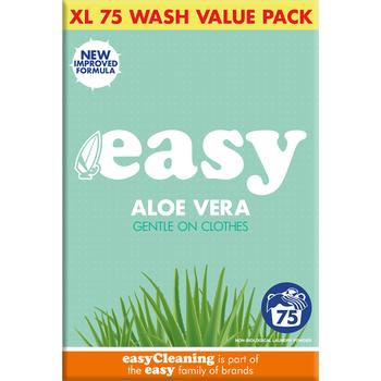 EASY WASHING POWDER ALOE VERA XL (75 WASHES)