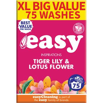 EASY WASHING POWDER TIGER LILY & LOTUS FLOWER XL (75 WASHES) 2