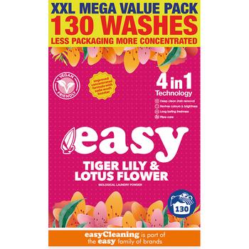 EASY WASHING POWDER TIGER LILY & LOTUS FLOWER XXL (130 WASHES) 3