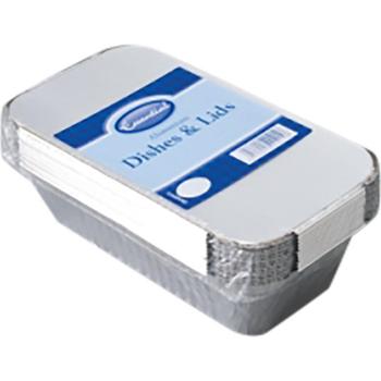 ESSENTIAL FOIL DISH WITH LID 600ML