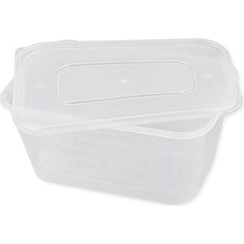 ESSENTIAL MICROWAVE CONTAINERS WITH LIDS 1000ML