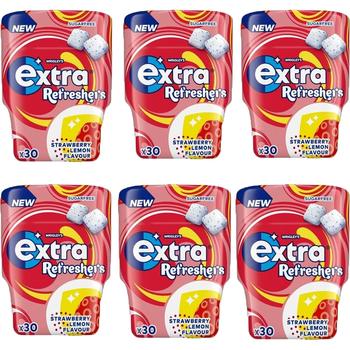 EXTRA CHEWING GUM REFRESHERS STRAWBERRY LEMON GUM