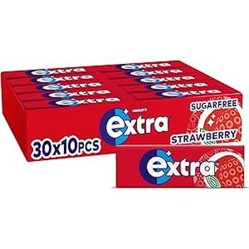 EXTRA CHEWING GUM STRAWBERRY HANDYBOX