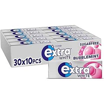 EXTRA CHEWING GUM WHITE BUBBLEMINT HANDYBOX