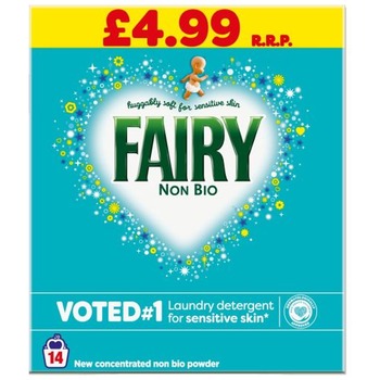 FAIRY NON-BIO WASHING POWDER (PM £4.99)