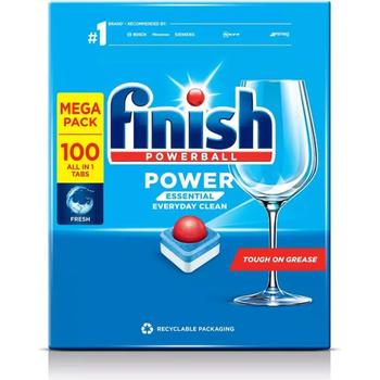 FINISH POWERBALL DISHWASHER TABS 100'S ORIGINAL