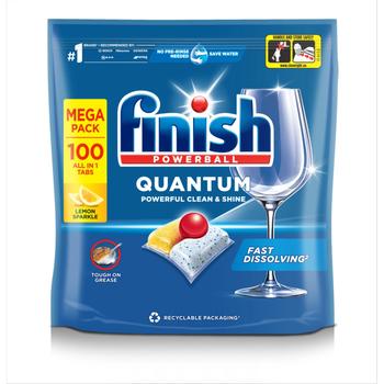 FINISH QUANTUM DISHWASHER TABLETS 100S LEMON