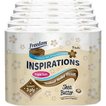 FREEDOM TOILET TISSUE SHEA BUTTER 9-PACK