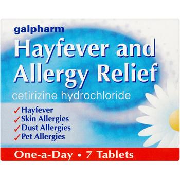 GALPHARM HAYFEVER AND ALLERGY RELIEF TABLETS