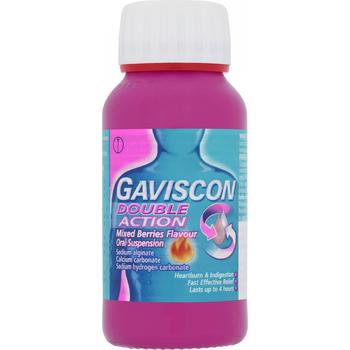 GAVISCON LIQUID DOUBLE ACTION MIXED BERRIES