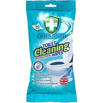 GREENSHIELD TOILET CLEANING WIPES