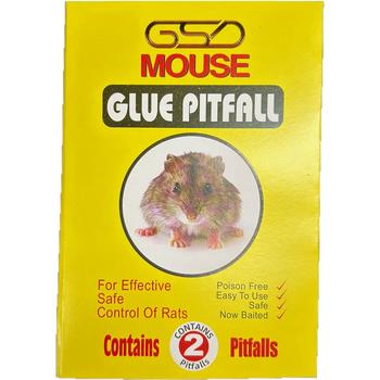 GSD NON-TOXIC MOUSE GLUE TRAPS TWIN-PACK