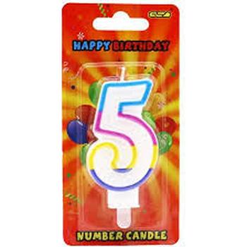 GSD NUMBER CANDLES NO.5