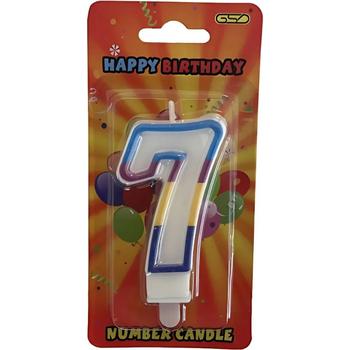 GSD NUMBER CANDLES NO.7