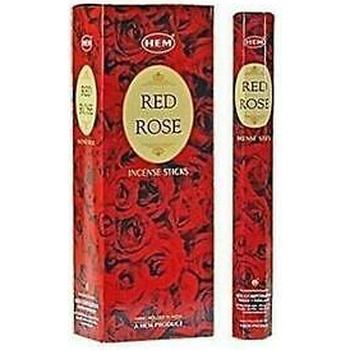 HEM 20 INCENSE STICKS RED ROSE