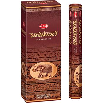 HEM 20 INCENSE STICKS SANDALWOOD