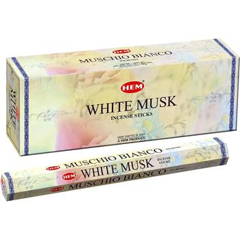 HEM 20 INCENSE STICKS WHITE MUSK