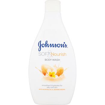 JOHNSONS SOFT & NOURISH BODY WASH ALMOND & JASMINE