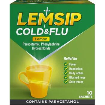 LEMSIP COLD & FLU LEMON TEA