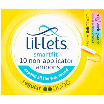 LIL-LETS SMARTFIT TAMPONS REGULAR(YELLOW)