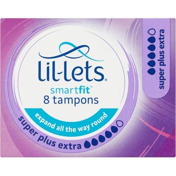 LIL-LETS SMARTFIT TAMPONS SUPER PLUS EXTRA
