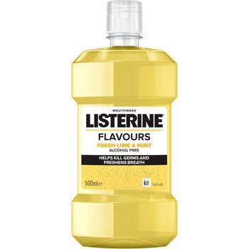 LISTERINE MOUTHWASH FRESH LIME & MINT