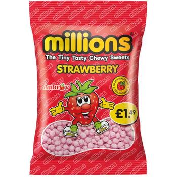 MILLIONS HANGING BAGS STRAWBERRY (PM £1.49)