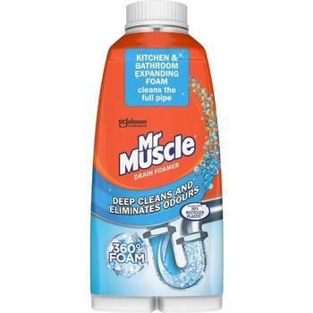 MR MUSCLE ODOUR ELIMINATING DRAIN FOAMER