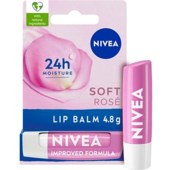 NIVEA LIP BALM SOFT ROSE