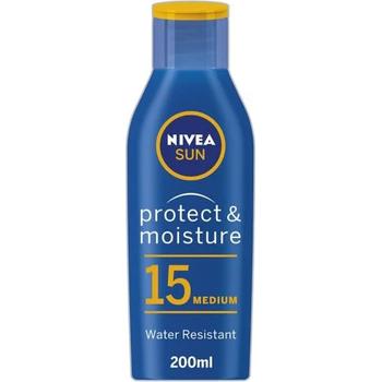 NIVEA SUN LOTION PROTECT AND MOISTURE SRF15
