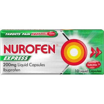 NUROFEN EXPRESS LIQUID CAPSULES