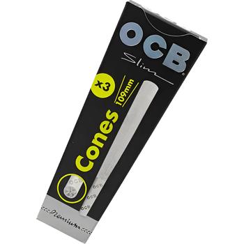 OCB CONES PREMIUM BLACK SLIM