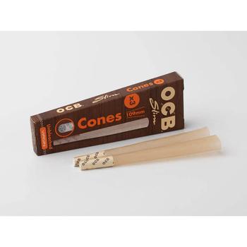 OCB CONES SLIM VIRGIN UNBLEACHED