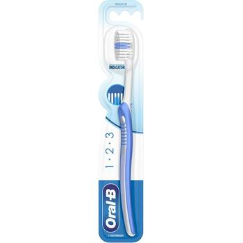 ORAL B TOOTHBRUSH 123 INDICATOR PLUS MEDIUM