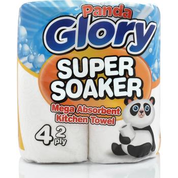 PANDA GLORY SUPER SOAKER KITCHEN TOWEL 4-PACK-2009